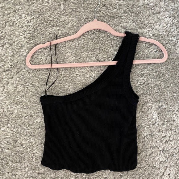 Urban Outfitters Tops - Black one shoulder Tank from Urban Outfitters